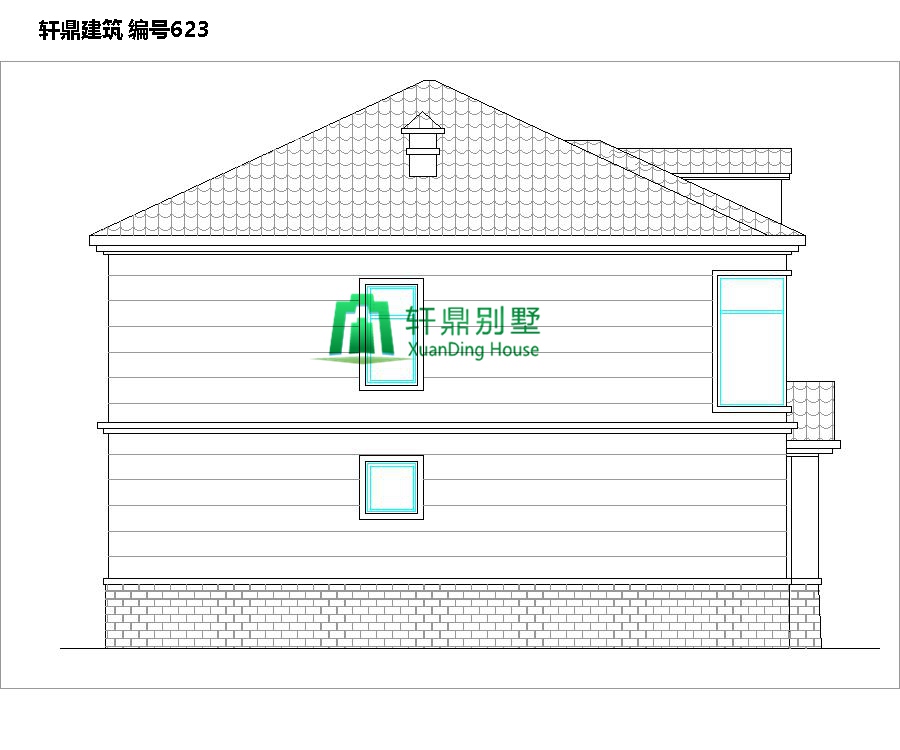 二層田園風格自建別墅設(shè)計施工圖3.jpg 二層田園風格自建別墅設(shè)計施工圖3.jpg