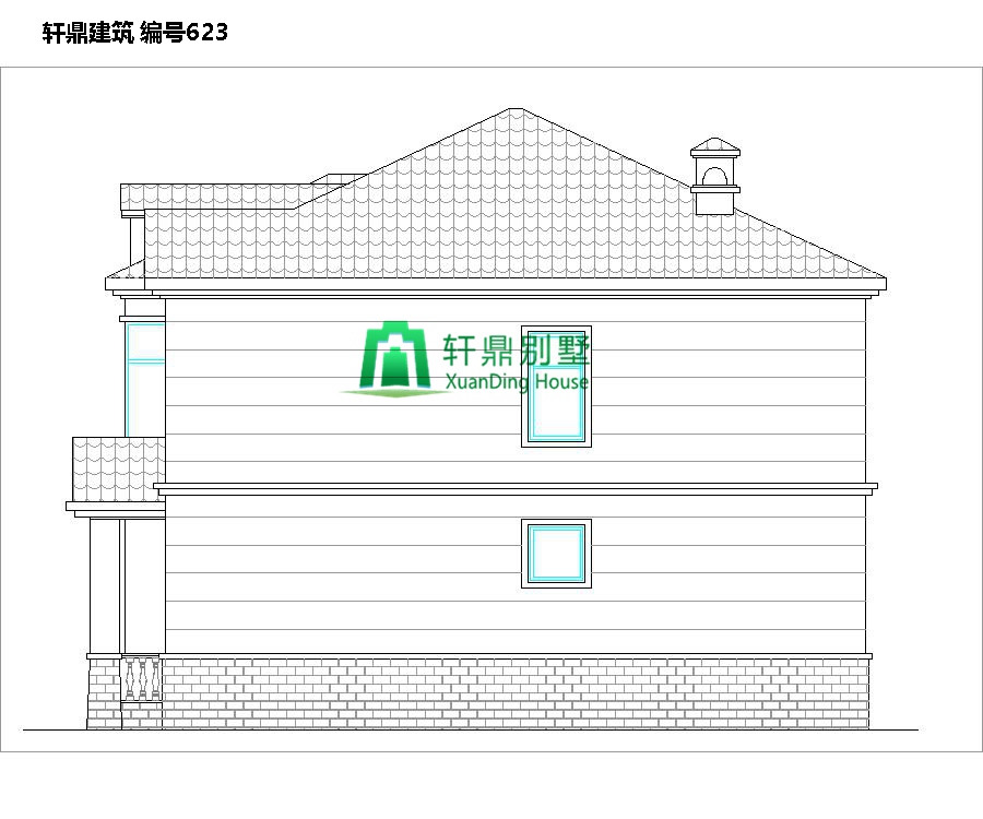 二層田園風格自建別墅設(shè)計施工圖4.jpg 二層田園風格自建別墅設(shè)計施工圖4.jpg