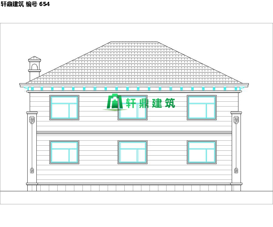 經典小二層歐式自建別墅施工圖08.jpg 經典小二層歐式自建別墅施工圖08.jpg