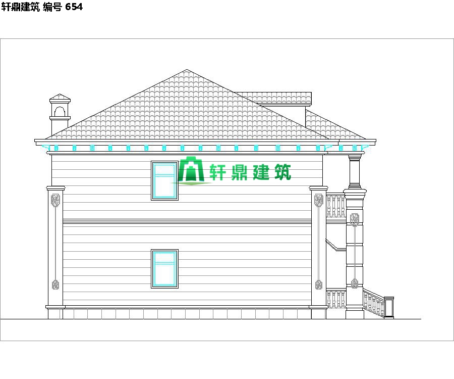 經典小二層歐式自建別墅施工圖09.jpg 經典小二層歐式自建別墅施工圖09.jpg