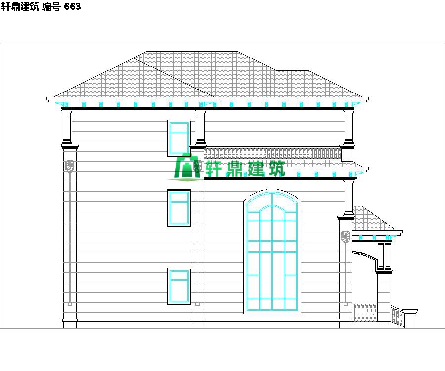 精品歐式復式三層自建別墅設計施工圖09.jpg 精品歐式復式三層自建別墅設計施工圖09.jpg