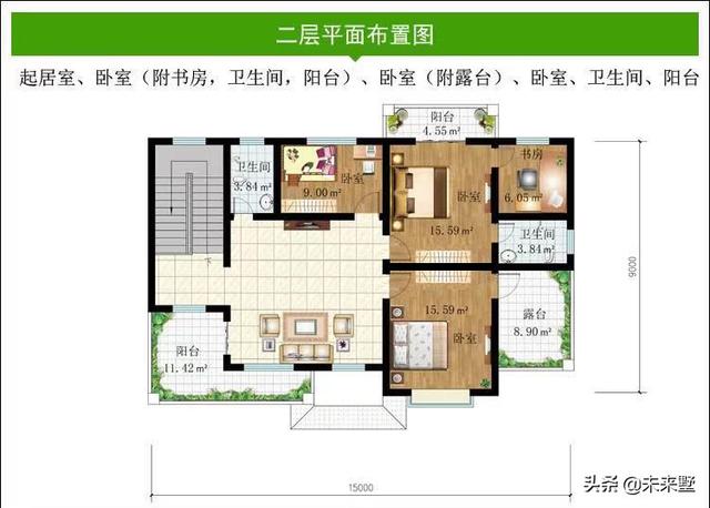 140平米的二層別墅設訂圖 140平米的二層別墅設訂圖