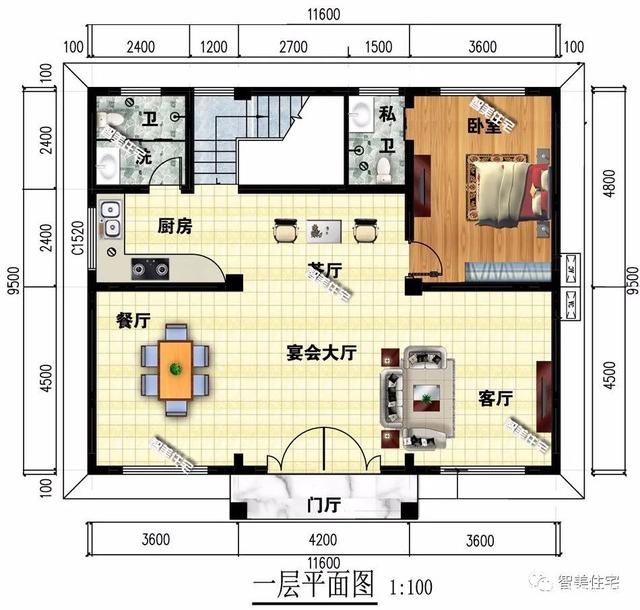 中式設計的別墅 中式設計的別墅