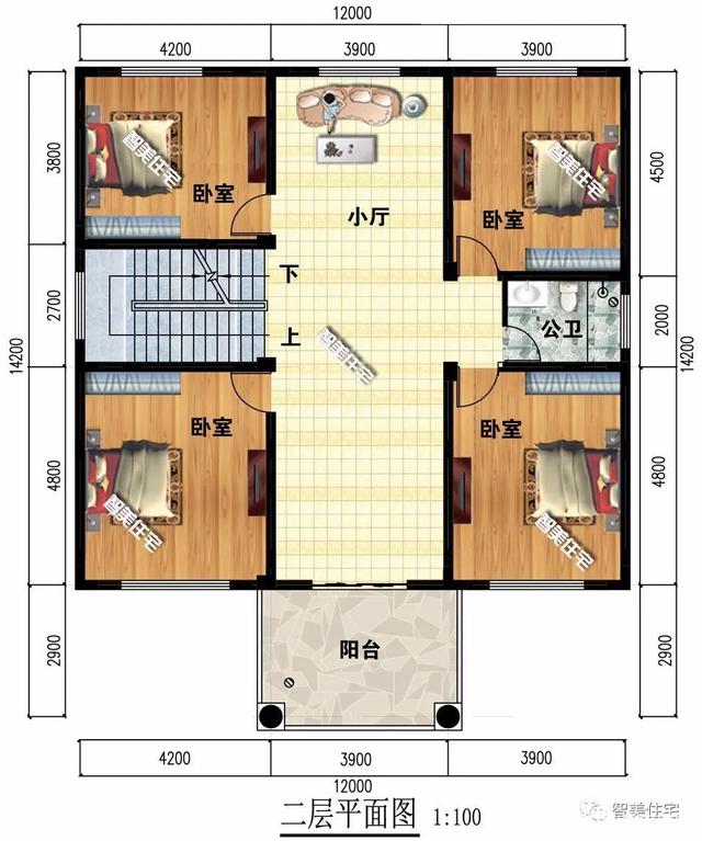 大露臺設計的2棟3層別墅 大露臺設計的2棟3層別墅